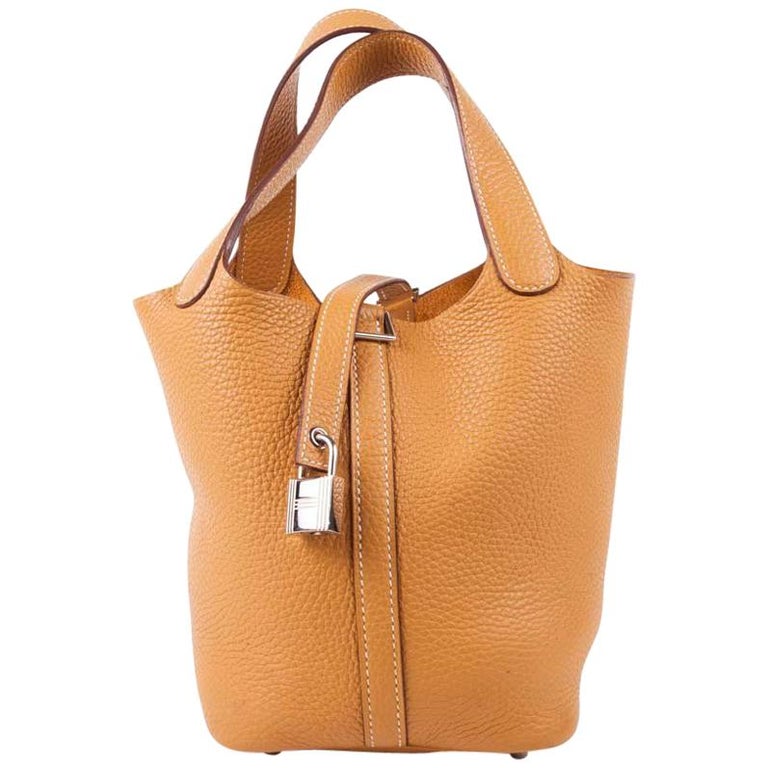 Hermes Mustard Color Lamb Leather Picotin Bag For At 1stdibs Hermes Mustard Color Lamb Leather Picotin Bag For