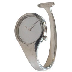 Retro Georg Jensen by Vivianna Torun design no. 336 Bracelet Quartz Wristwatch 