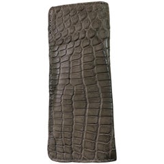 Ana Switzerland Design Crocodile and Ostrich Eyeglasses Case