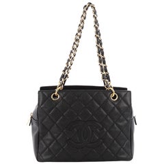 Chanel Petite Timeless Tote Quilted Caviar