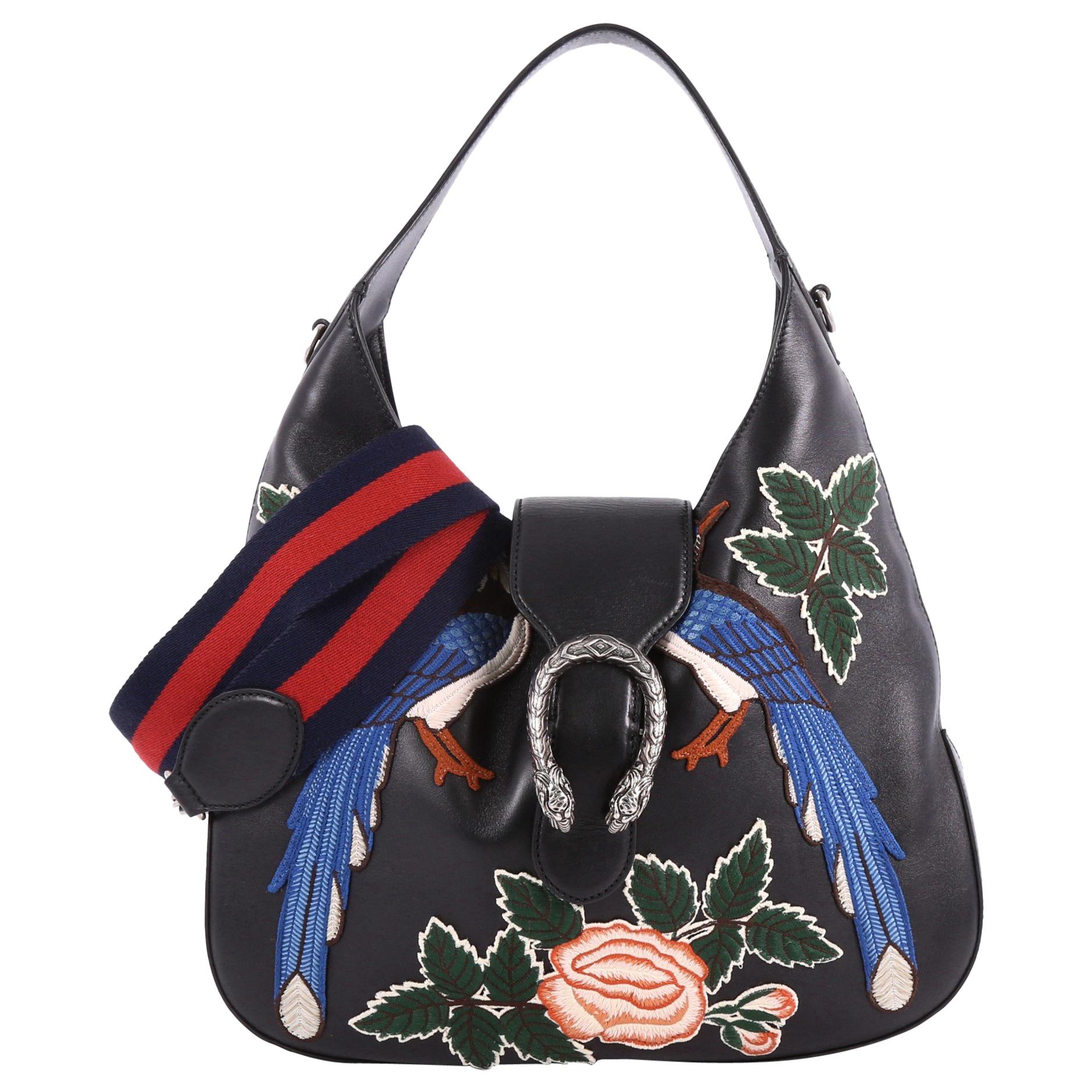 Gucci Dionysus Hobo Embroidered Leather Small 
