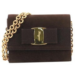 Salvatore Ferragamo Ginny Waist Bag Suede Small