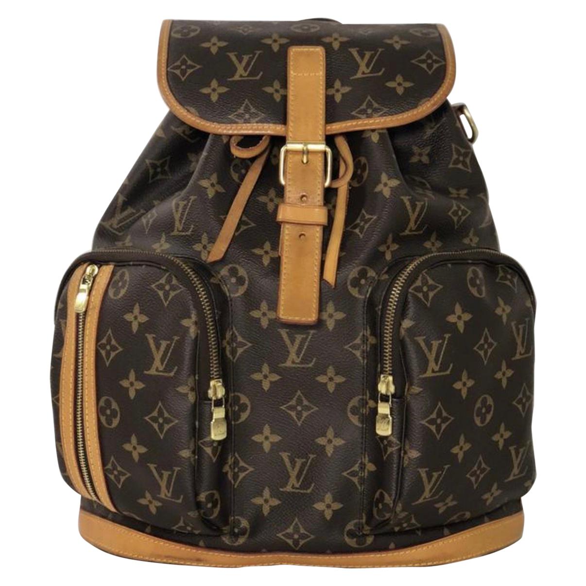 Louis Vuitton Monogram Bosphore Backpack Shoulder Handbag For Sale