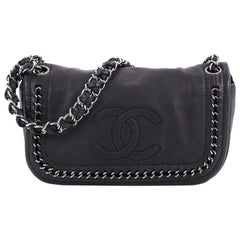 Chanel Luxe Ligne CC Flap Bag Leather Medium at 1stDibs