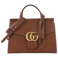 Gucci GG Marmont Top Handle Bag Leather Small