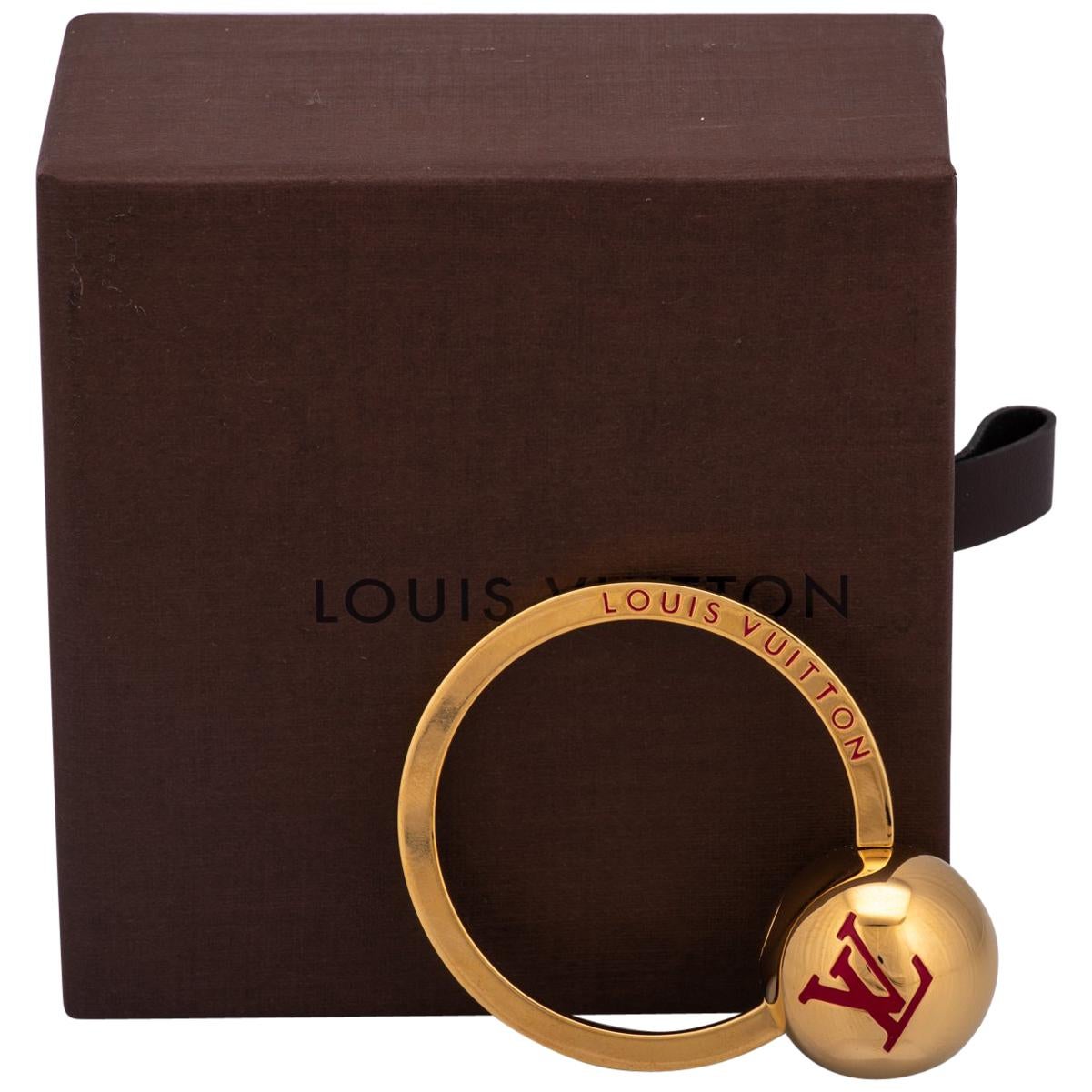 Louis Vuitton Gold Keychain Ring