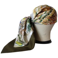 Rare Gucci Sahara Animal Printed Silk Scarf