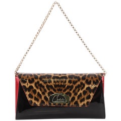 Christian Louboutin Vero Dodat Clutch Printed Patent