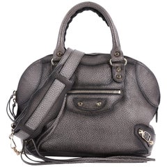 Balenciaga Convertible Bowling Bag Classic Studs Leather Mini