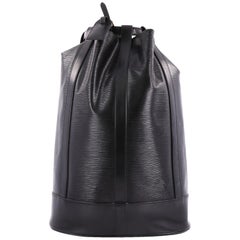 Louis Vuitton Randonnee Handbag Epi Leather GM