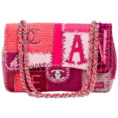 Chanel Patchwork Rosa Jumbo-Klappentasche