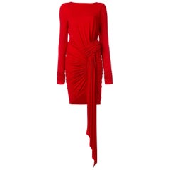 Alexandre Vauthier Stretch-Jersey Drape Dress