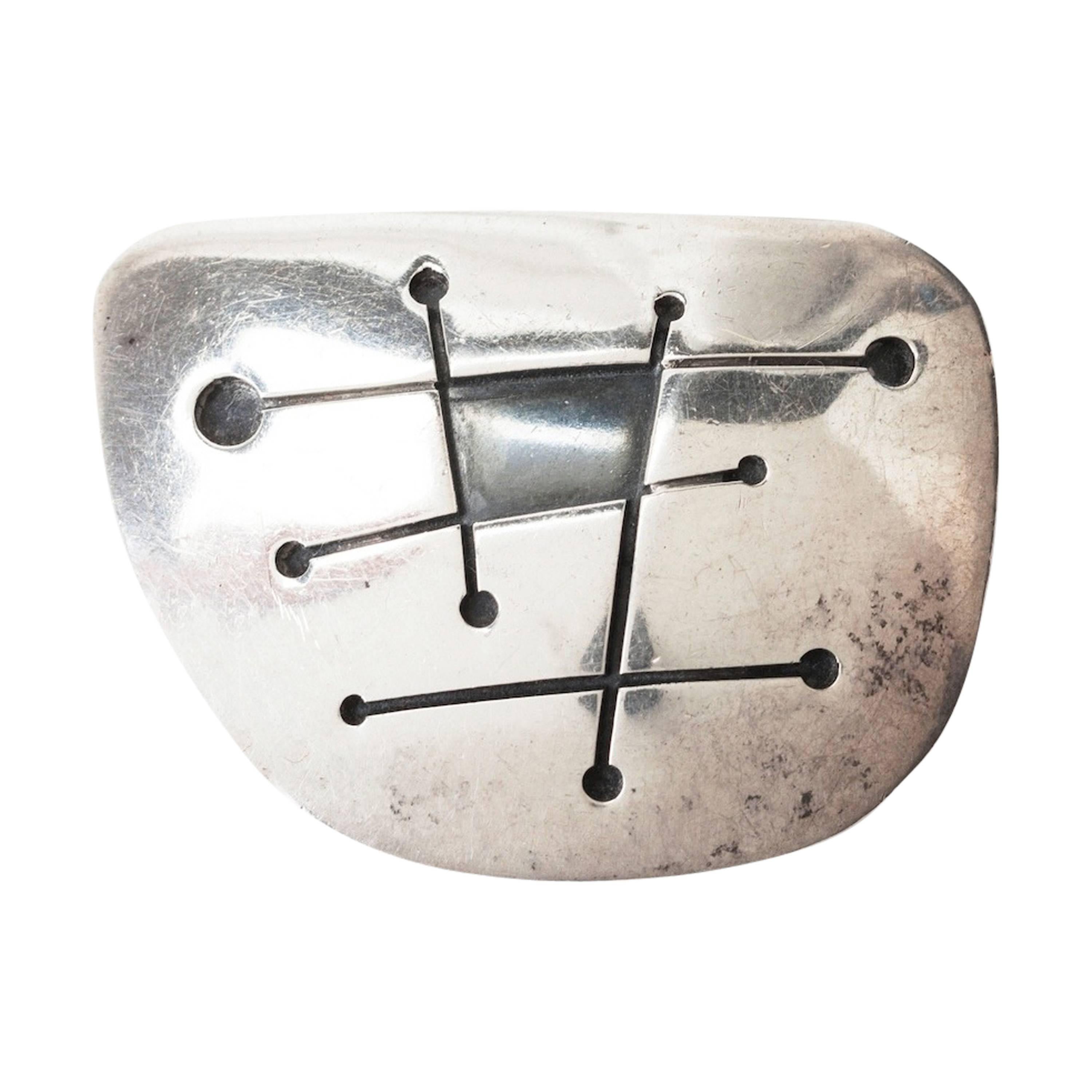 Ed Weiner Modernist Brooch For Sale