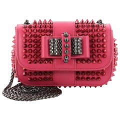 Christian Louboutin Sweet Charity Crossbody Bag Spiked Leather Mini