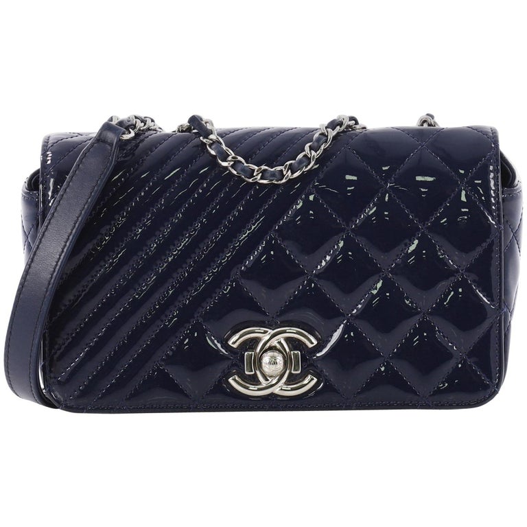 Chanel Coco Boy Flap Bag Quilted Patent Small at 1stDibs | chanel coco boy  bag, chanel coco flap bag