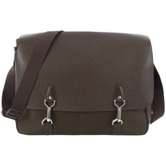 Louis Vuitton Dersou Bag Taiga Leather and Canvas