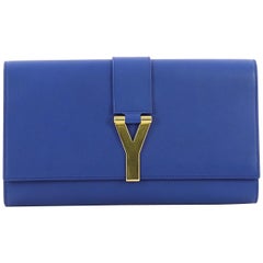 Saint Laurent Chyc Clutch Leather