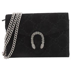 Gucci Dionysus Chain Wallet GG Velvet Small 