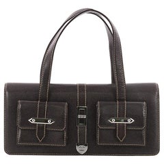 Chanel Mademoiselle Lock Pocket Flap Bag Caviar Small