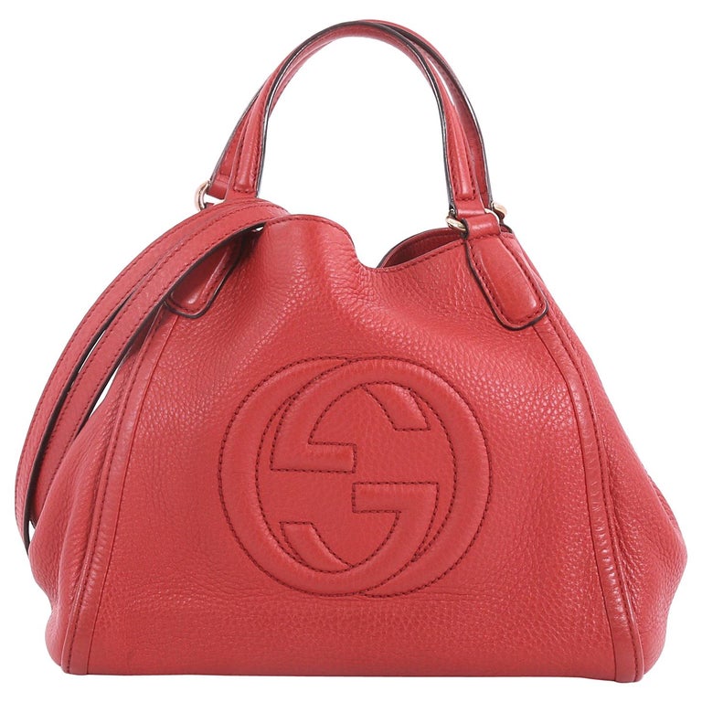 Gucci Soho Shoulder Bag Leather Small at 1stDibs