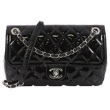 Chanel Coco Shine Flap Bag Quilted Patent Medium