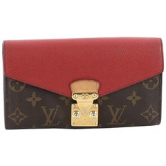 Louis Vuitton Pallas Wallet Monogram Canvas and Calf Leather