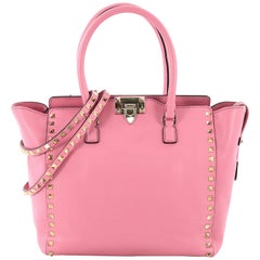 Valentino Rockstud Tote Rigid Leather Medium