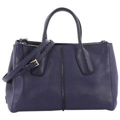 Tod's D Cube Double Zip Tote Leather Medium