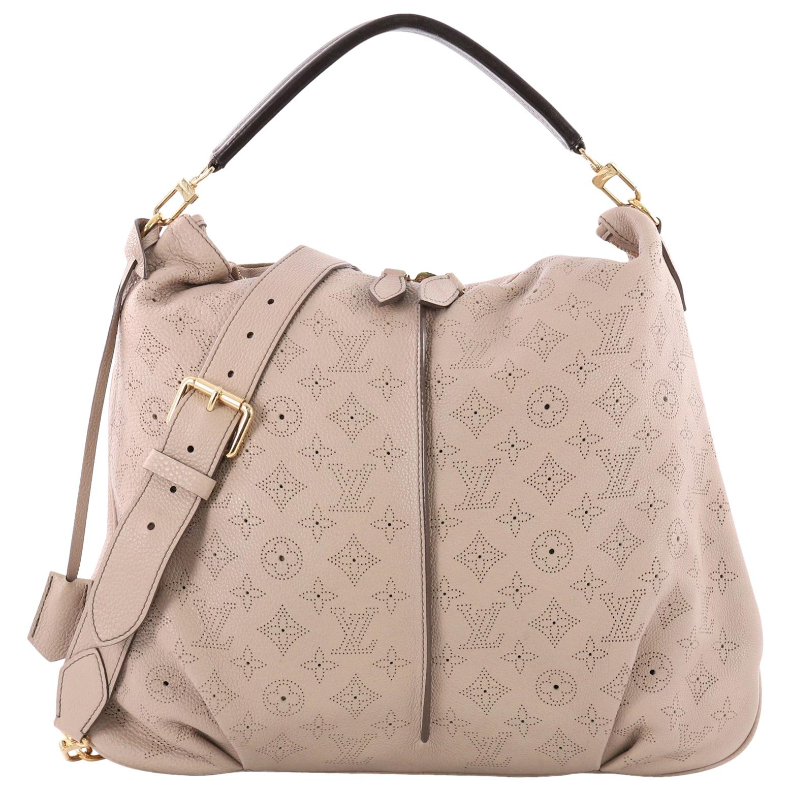 Louis Vuitton Selene Handbag Mahina Leather MM