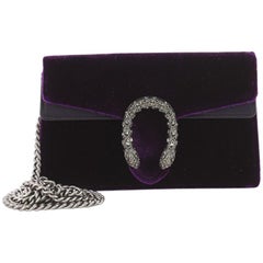 Gucci Dionysus Handbag Velvet Super Mini
