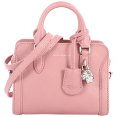 Alexander McQueen Padlock Zip Around Tote Leather Mini