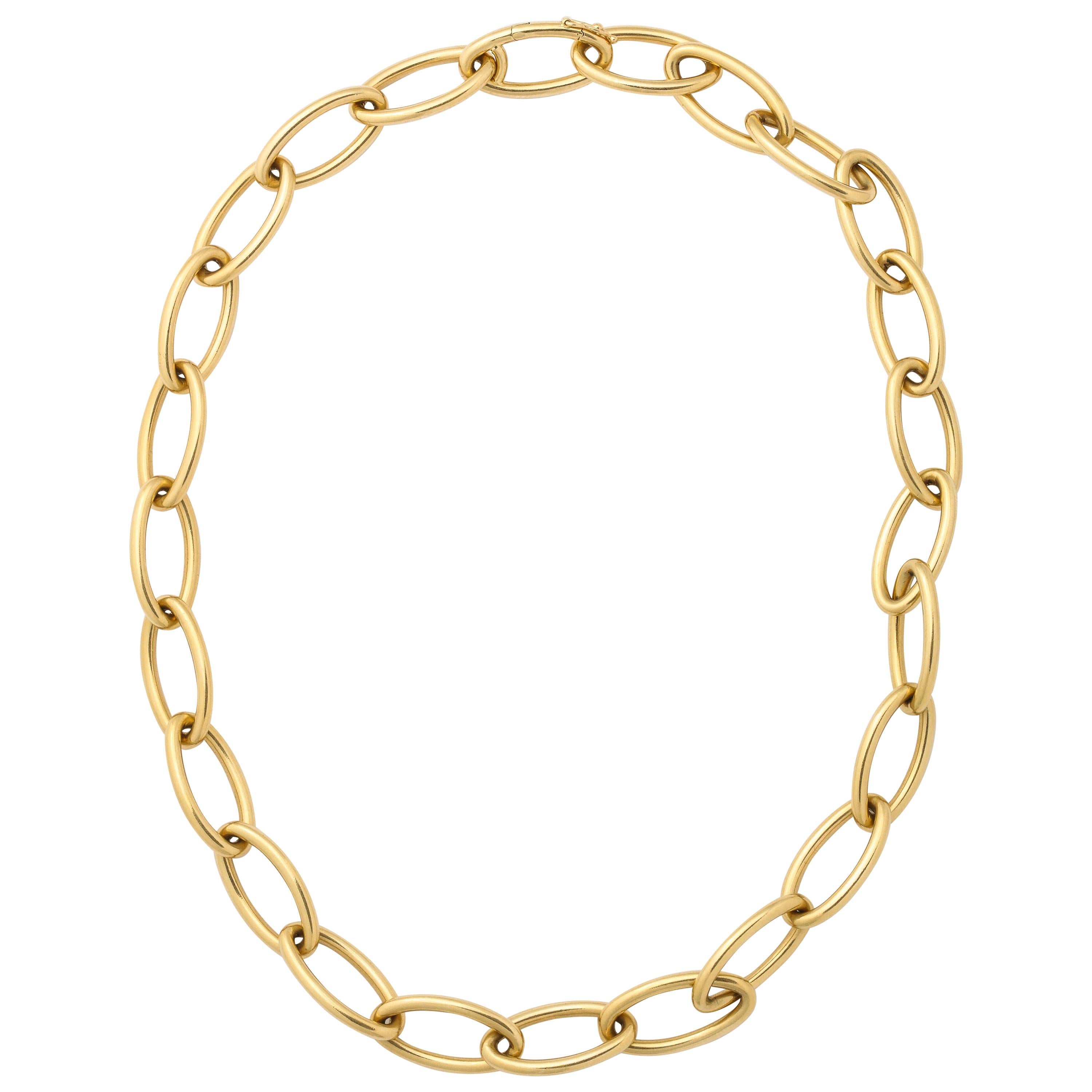 Verdura Open Chain Gold Necklace / Bracelet