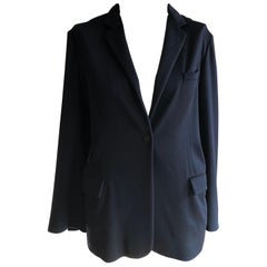 Pristine Jil Sander Black Cashmere Blazer  