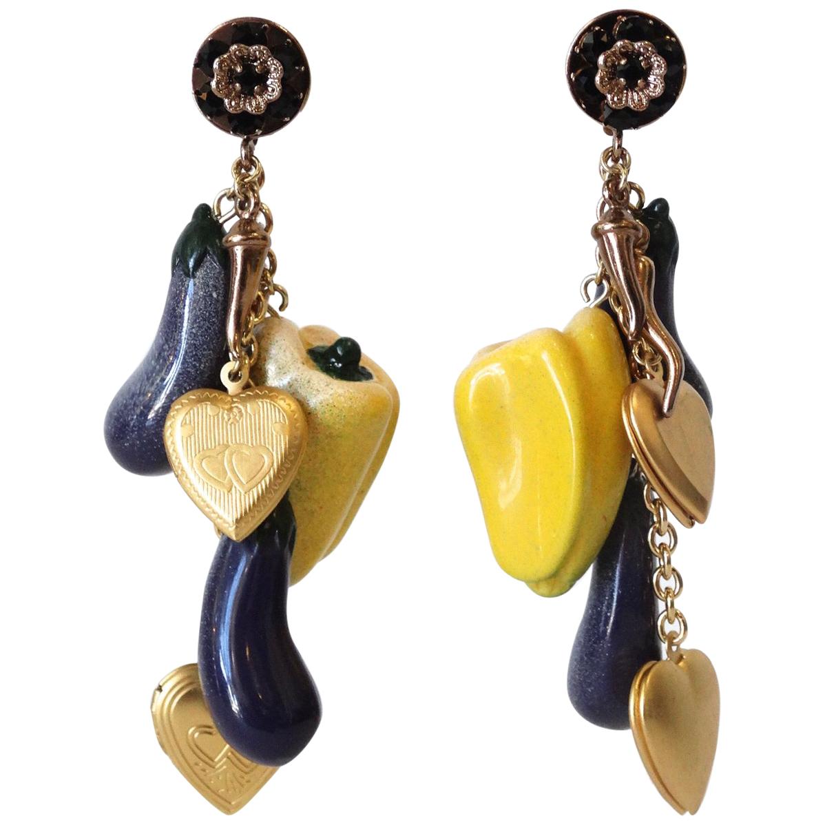 Dolce & Gabbana Boucles d'oreilles à clips printemps 2012  en vente