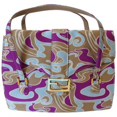 2000s Fendi Psychedelic Swirl Bag 