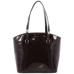 Used Louis Vuitton Avalon Handbag Monogram Vernis MM 