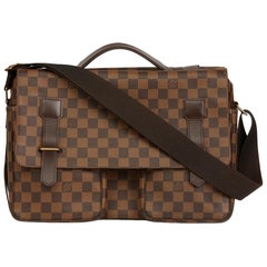 Louis Vuitton Brown Damier Ebene Coated Canvas Broadway Bag, 2001