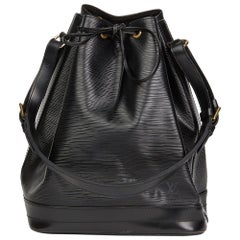 Louis Vuitton Black Epi Leather Vintage Noé Bag, 1992 