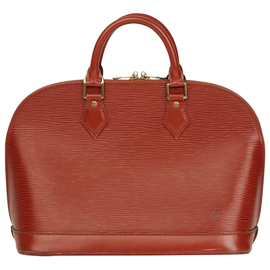 Louis Vuitton Kenyan Fawn Epi Leather Vintage Alma PM Bag