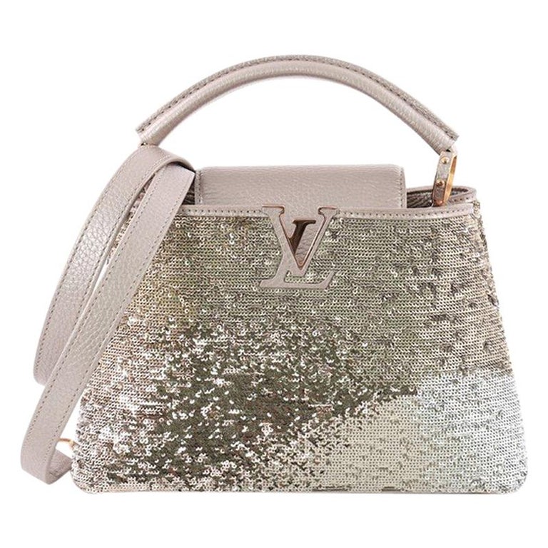 Louis Vuitton Capucines Handbag Sequins BB at 1stDibs  louis vuitton  glitter bag, glitter louis vuitton bag