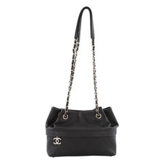 Chanel Zip & Carry Shopping Tote Quilted Caviar Small