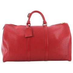  Louis Vuitton Keepall Bag Epi Leather 50