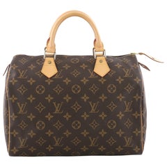 Louis Vuitton Speedy Handbag Monogram Canvas 30