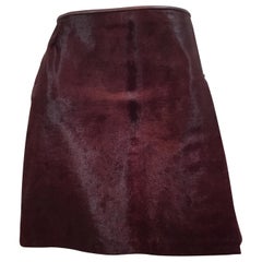 Vintage Dolce & Gabbana Pony Fur Mini Skirt Circa 1990’s 