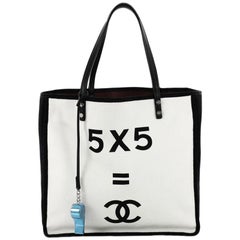Chanel Let
s Demonstrate Tote Canvas Small