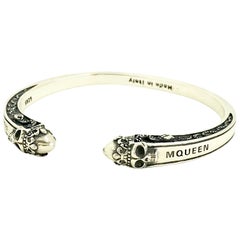 Alexander McQueen Skull Silver Bracelet 