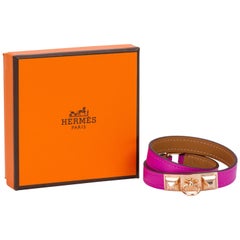 New Hermes Magnolia Gold Double Bracelet