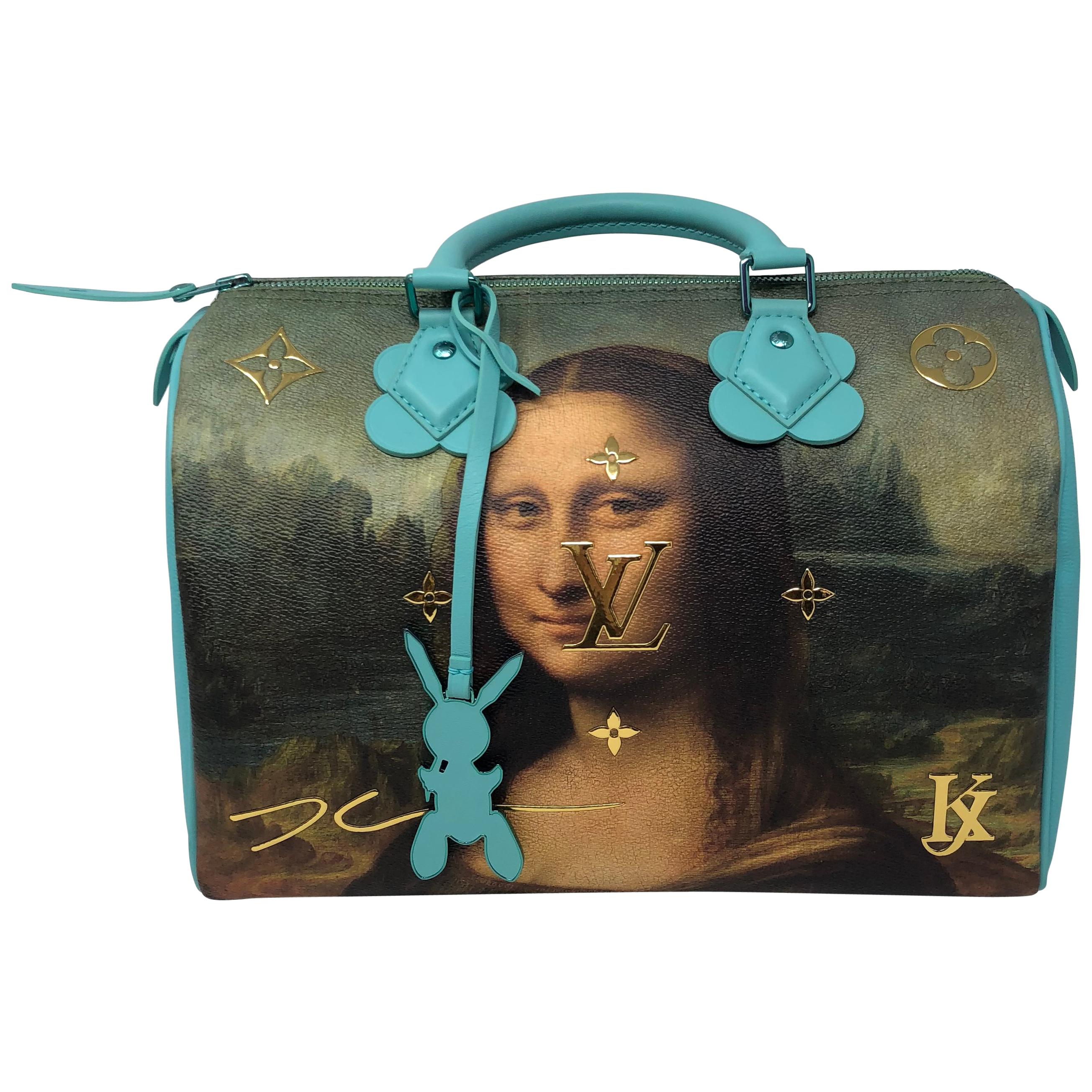 Used Multicolor Louis Vuitton x Jeff Koons Masters Collection Palm