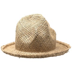 Vivienne Westwood Straw Mountain Hat, AW1983 Reissue, Size OS