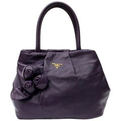 Prada Purple Leather Bag